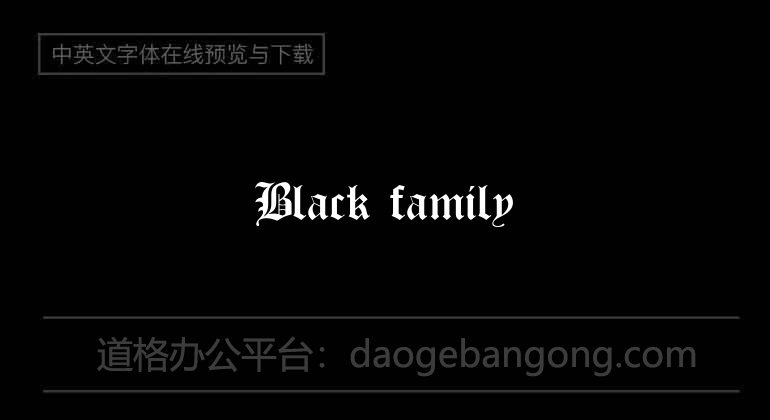 Black family