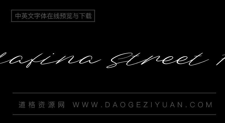 Dellafina Street Font