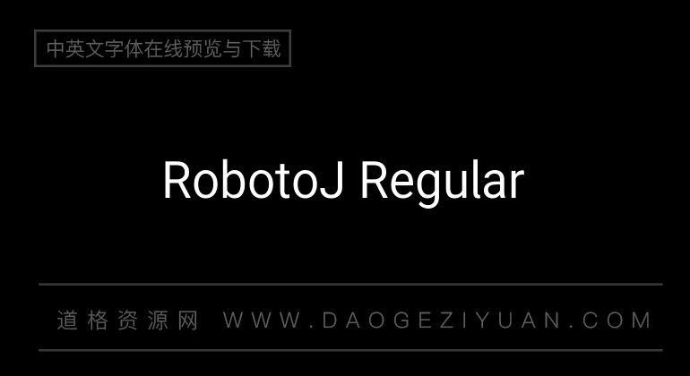 RobotoJ Regular