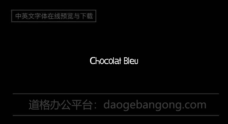 Chocolat Bleu