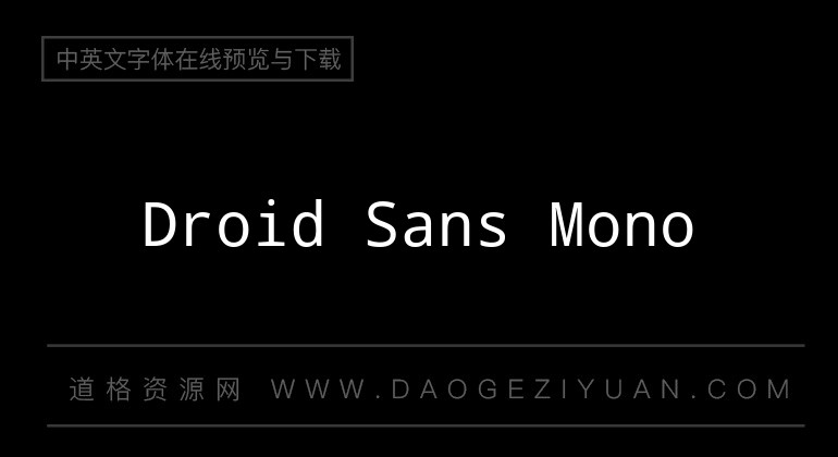 Droid Sans Mono