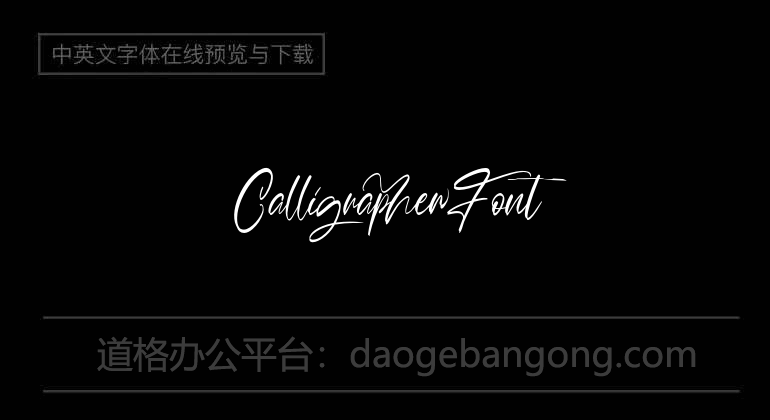 Calligrapher Font