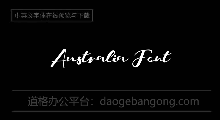 Australia Font