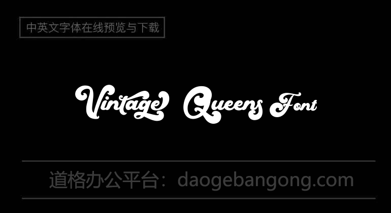 Vintage Queens Font