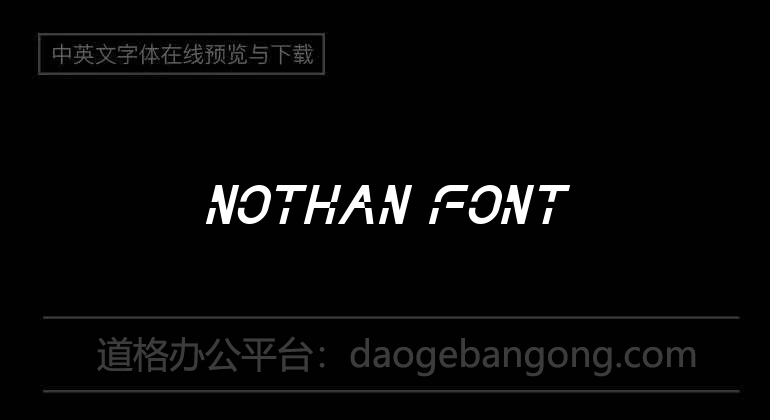 NOTHAN Font
