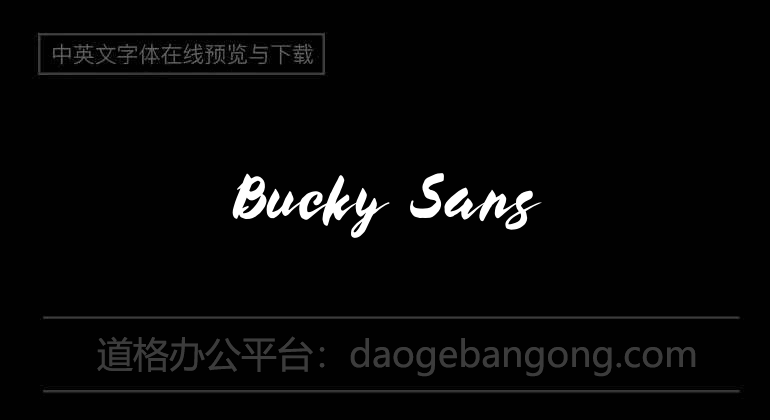 Bucky Sans