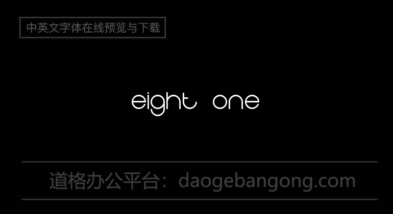 Eight One