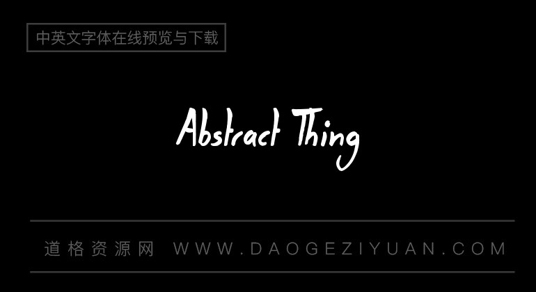 Abstract Thing