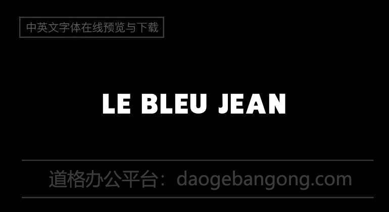 Le Bleu Jean