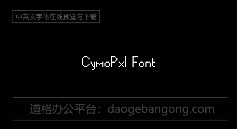 CymoPxl Font