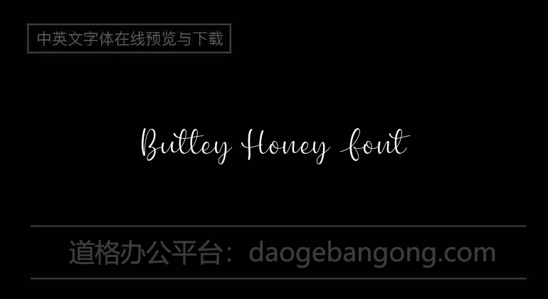 Buttey Honey Font