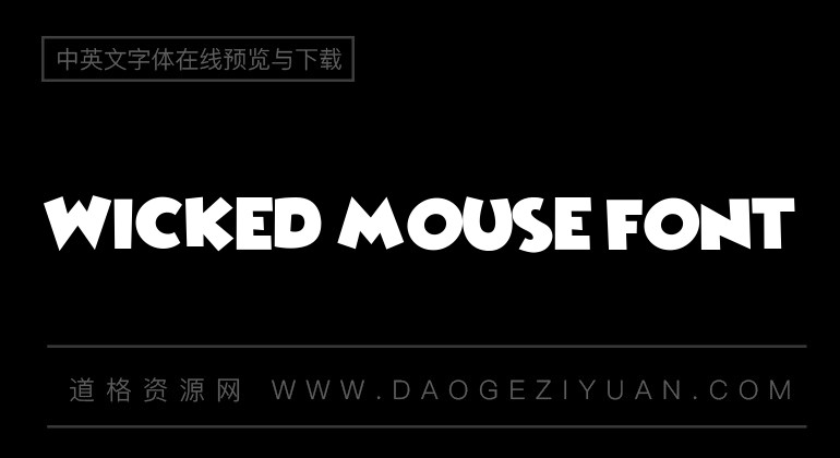 Wicked Mouse Font