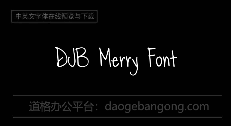 DJB Merry Font