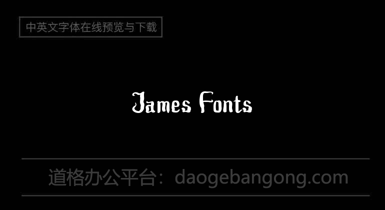 James Fonts