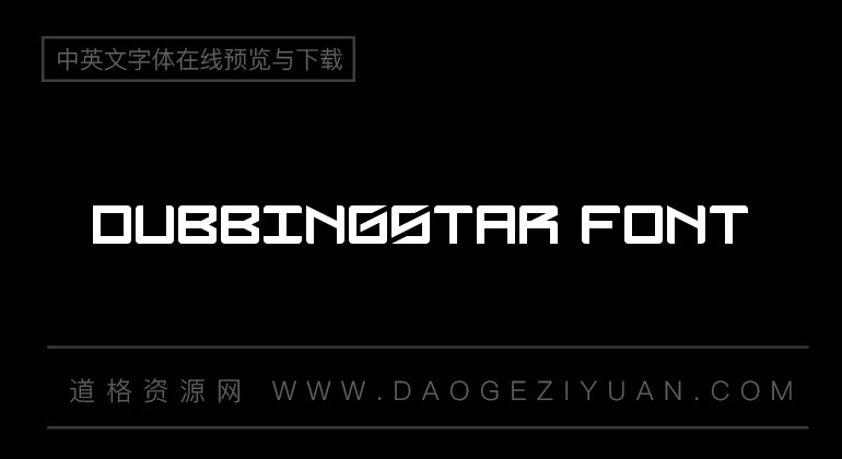 DubbingStar Font
