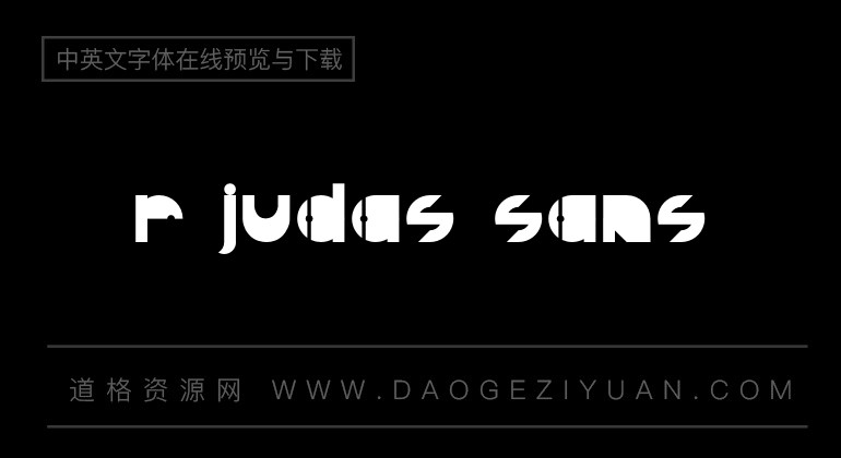 R Judas Sans