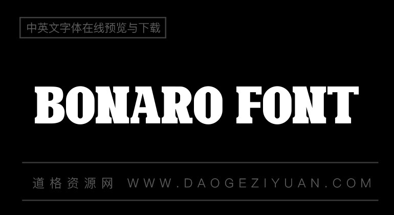 Bonaro Font