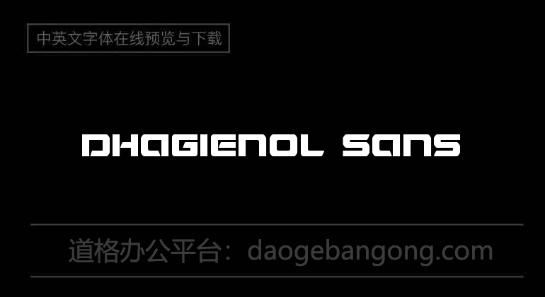 Dhagienol Sans