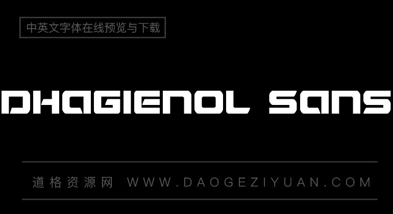 Dhagienol Sans