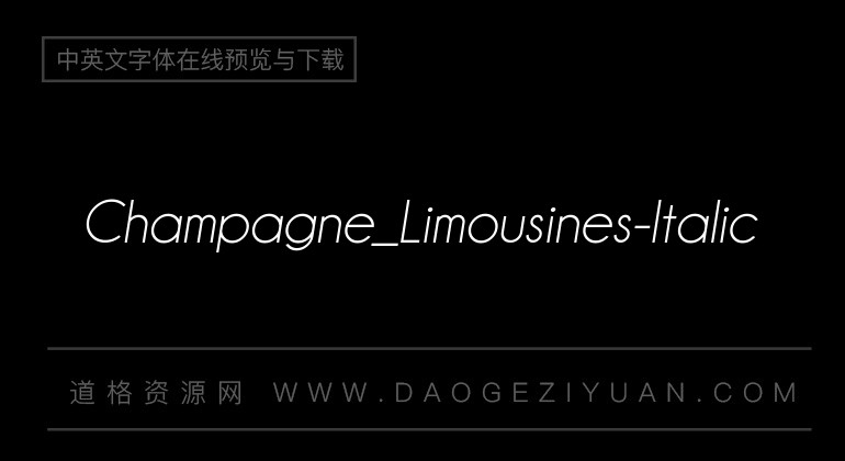 Champagne_Limousines-Italic