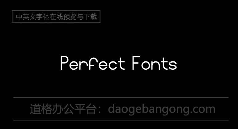 Perfect Fonts