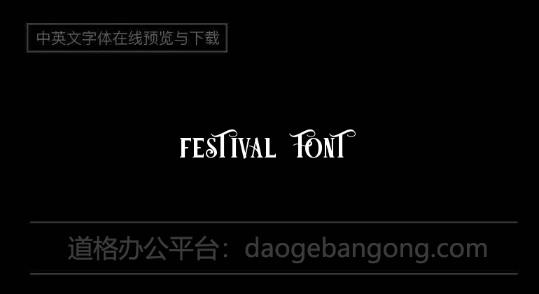 festival Font