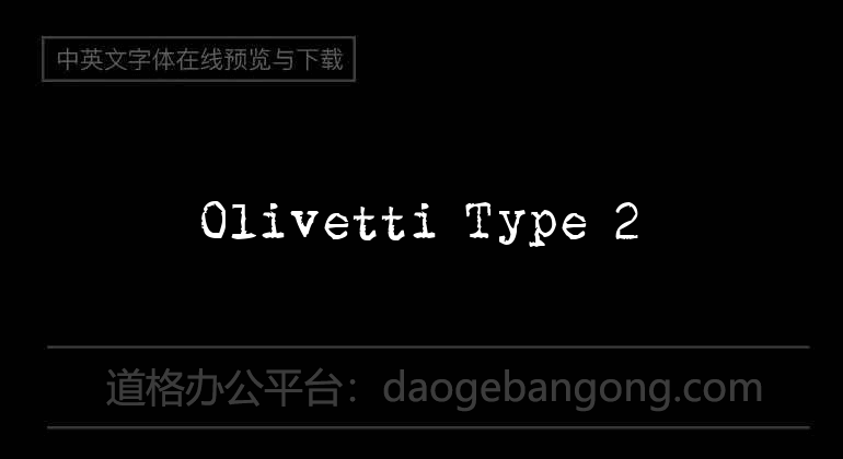 Olivetti Type 2