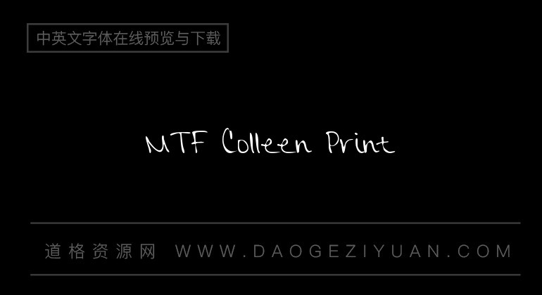 MTF Colleen Print