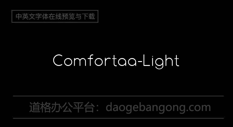Comfortaa-Light