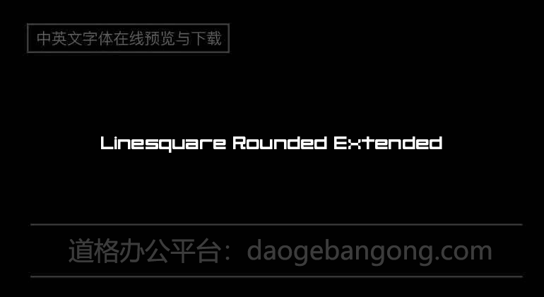 Linesquare Rounded Extended