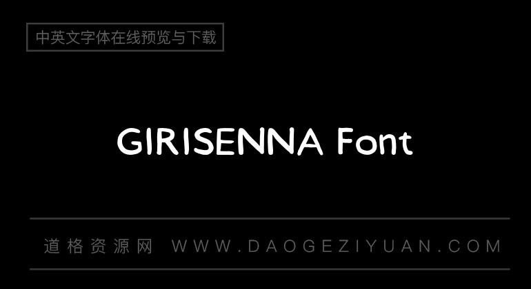 GIRISENNA Font