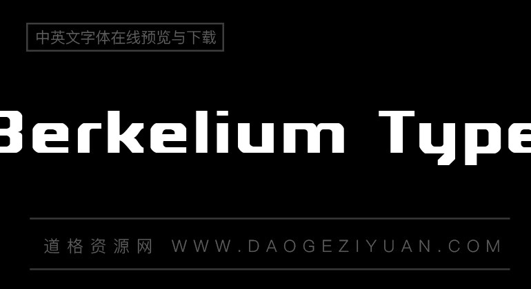 Berkelium Type