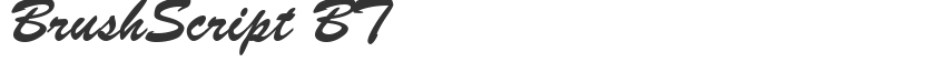 BrushScript BT