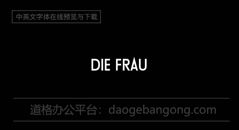 Die Frau