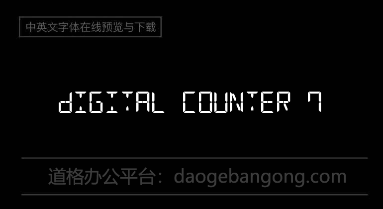 Digital Counter 7