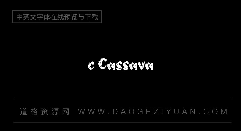 c Cassava