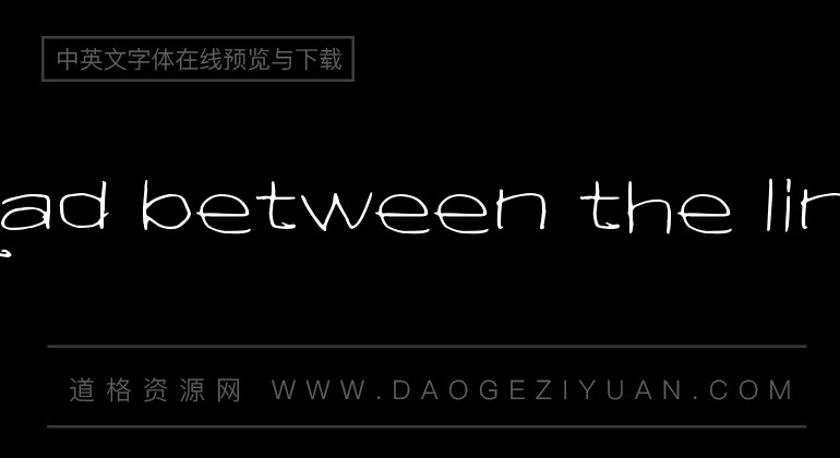 Read between the lines