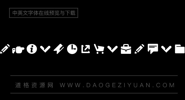 Breezi Icon Set Font