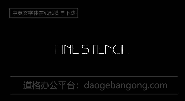 Fine Stencil
