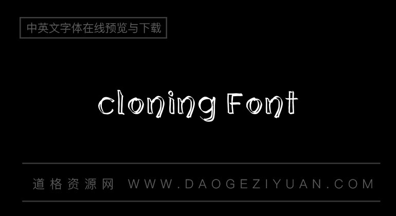 cloning Font