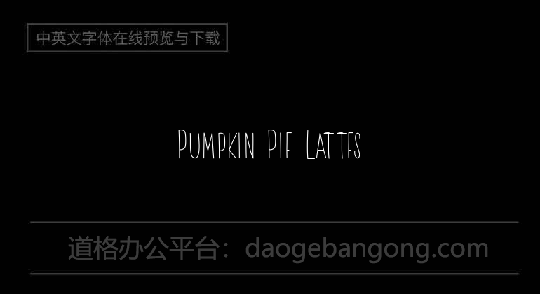 Pumpkin Pie Lattes