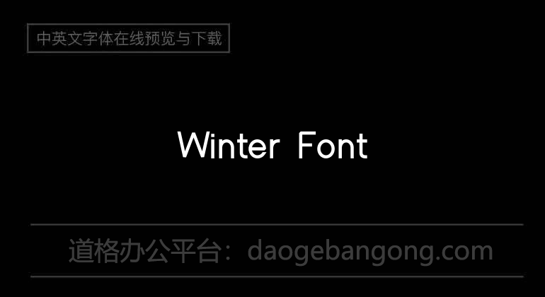 Winter Font