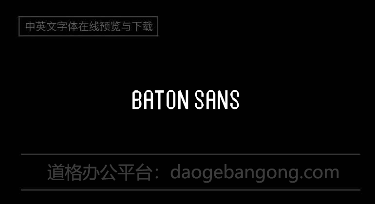 Baton Sans