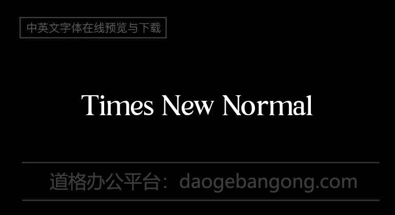 Times New Normal