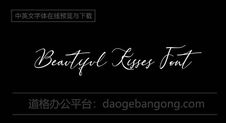 Beautiful Kisses Font
