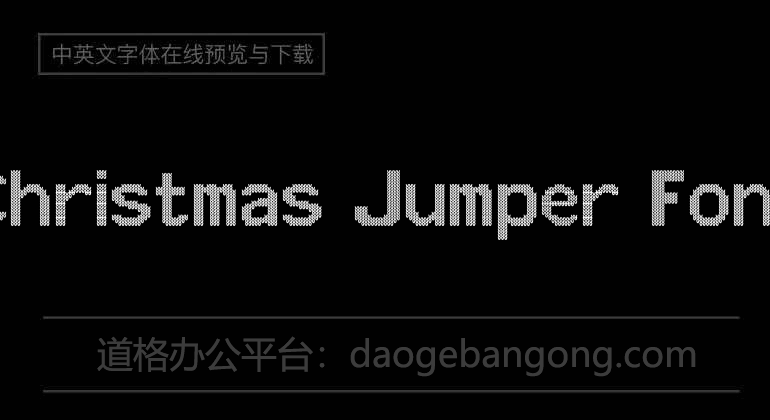 Christmas Jumper Font