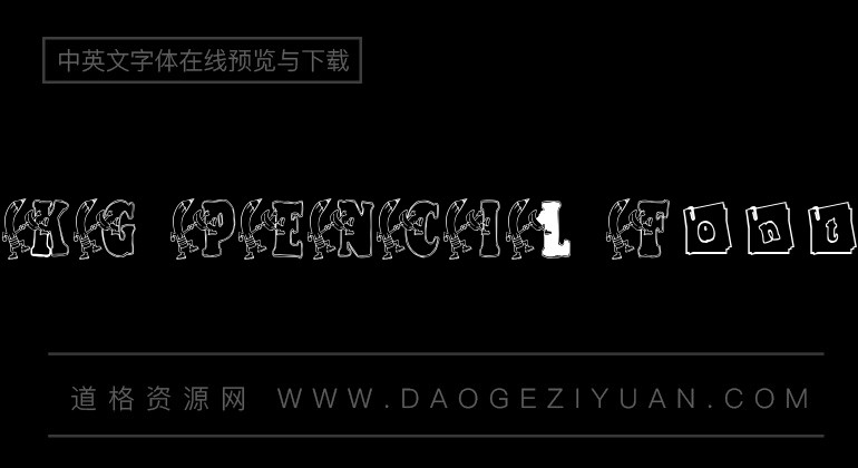 KG PENCIL Font
