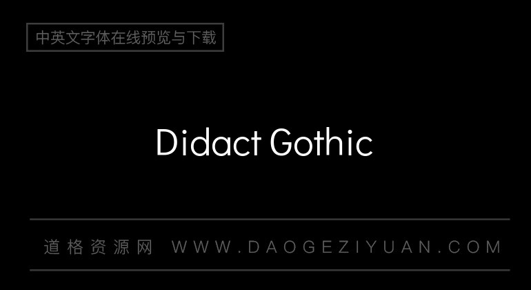 Didact Gothic