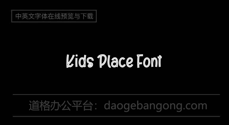 Kids Place Font