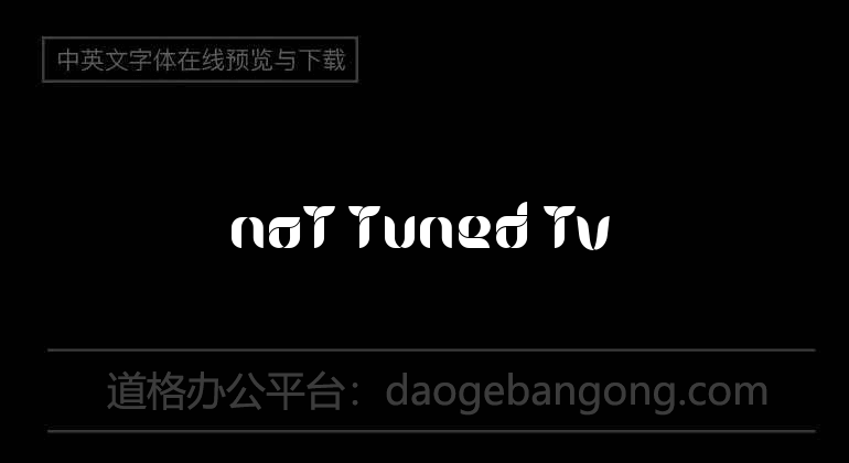Not Tuned TV